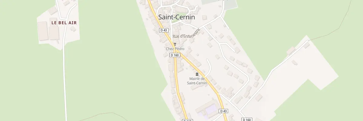Plan du 5 Rte Impériale à Saint-Cernin