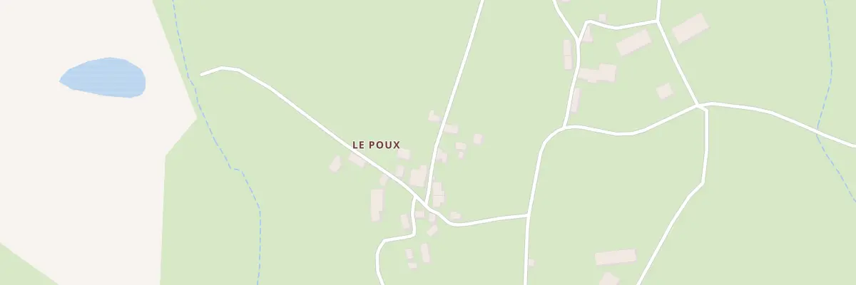 Plan du 11 Le Poux à Sannat