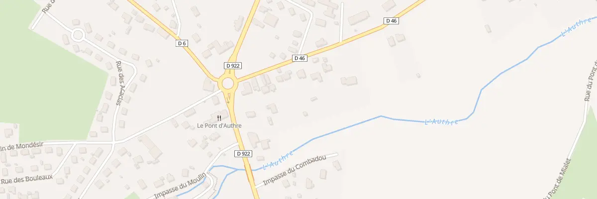 Plan du 10 Rte de Montplaisir à Jussac