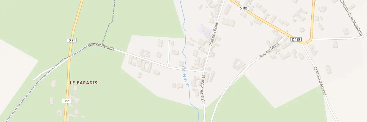 Plan du 1 Rue du Paradis à Lespesses