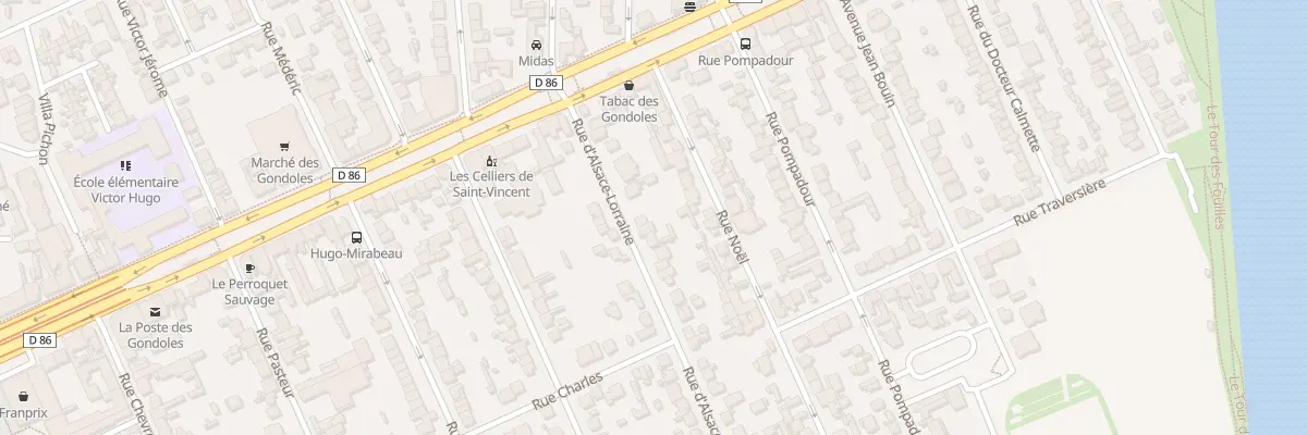 Plan du 17 Rue Alsace Lorraine à Choisy-le-Roi