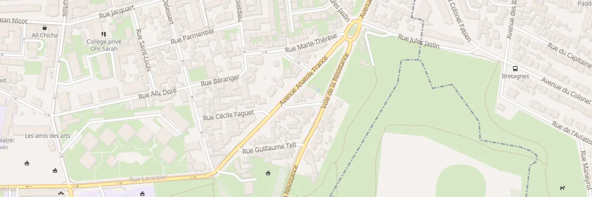 Plan du 25 Rue Cécile Faguet à Pantin