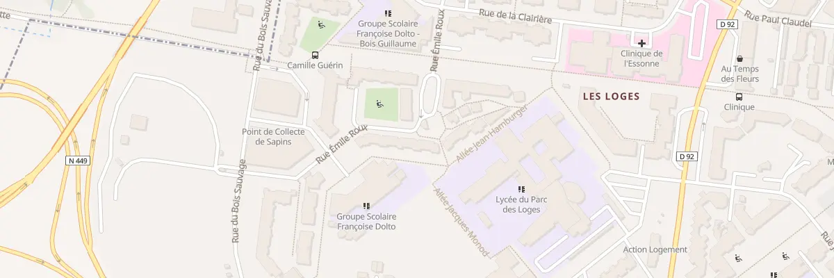 Plan du 4 Sq Charles Richet à Évry-Courcouronnes