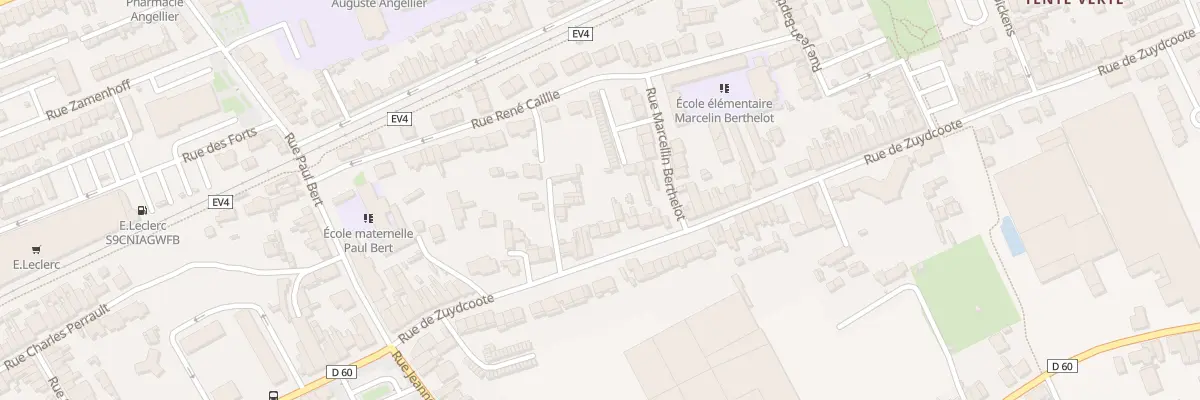 Plan du 181 Rue de Zuydcoote à Dunkerque