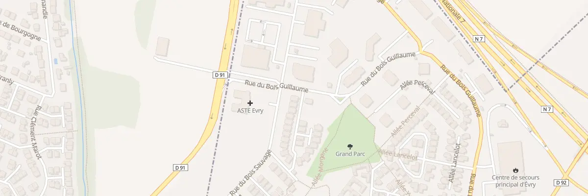 Plan du 47 Rue du Bois Guillaume à Évry-Courcouronnes