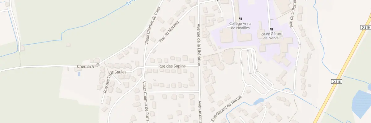 Plan du 4 Rue des Sapins à Luzarches