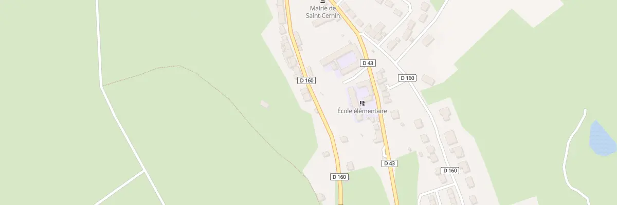 Plan du 36 Rte Impériale à Saint-Cernin