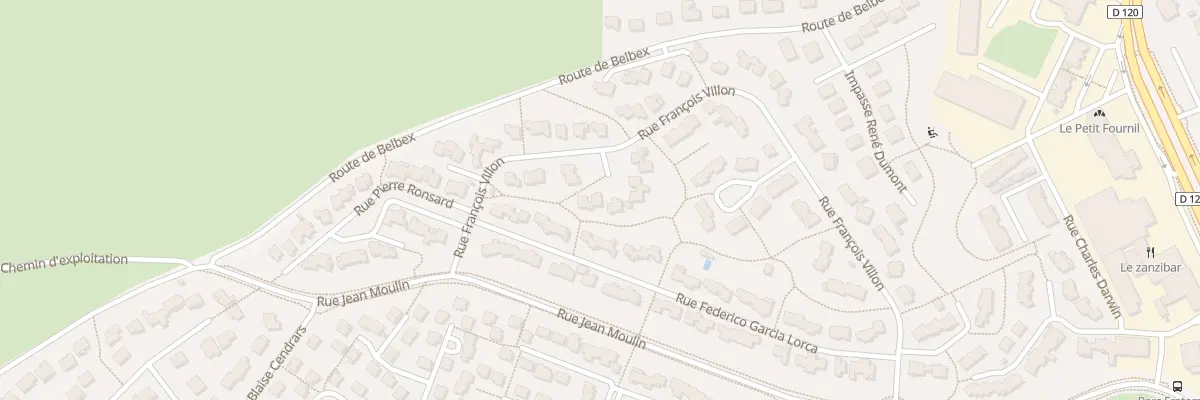 Plan du 49 Rue Francois Villon à Aurillac