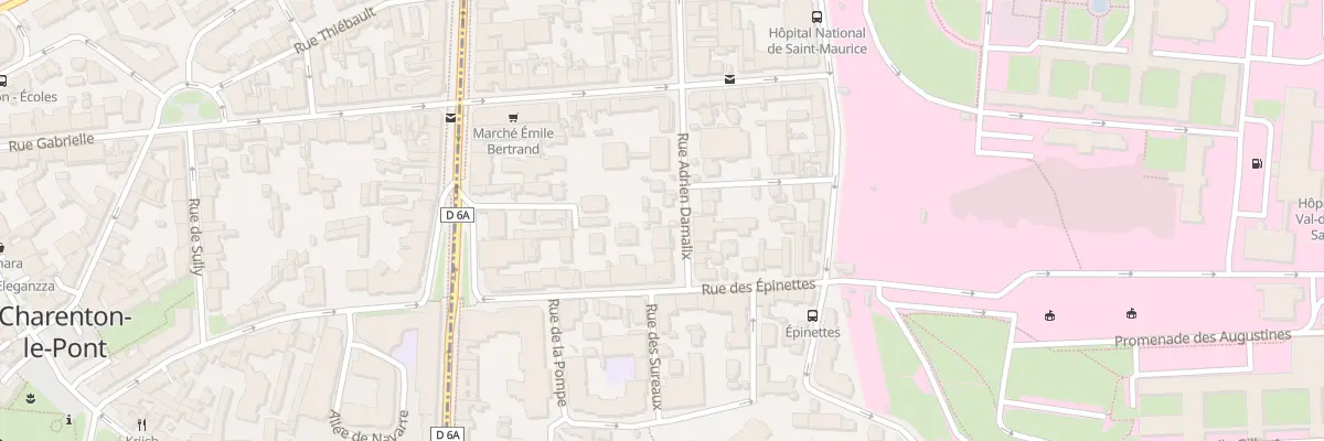 Plan du 7 Rue Adrien Damalix à Saint-Maurice
