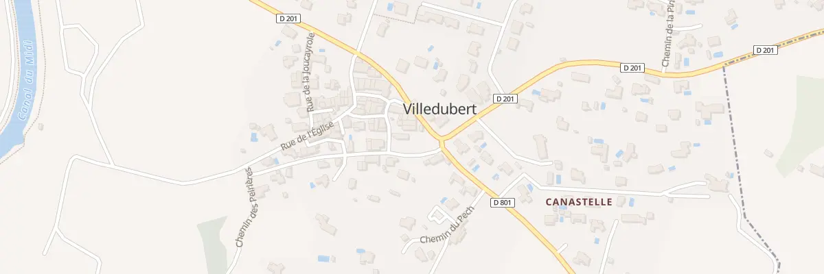 Plan du 1 Rue de l’Ecole à Villedubert