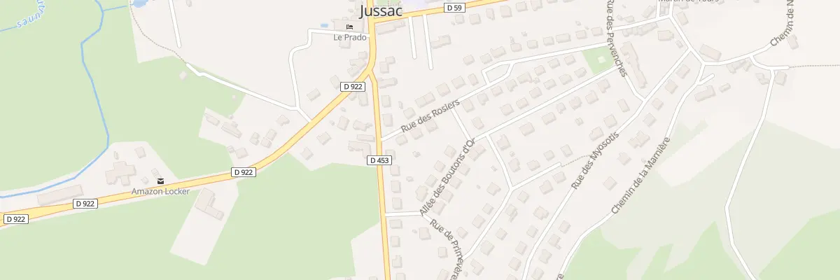 Plan du 4 Rue des Rosiers à Jussac