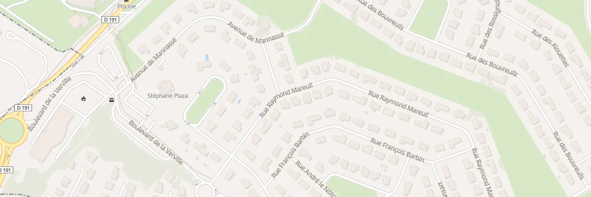 Plan du 12 Rue Raymond de Mareuil à Mennecy