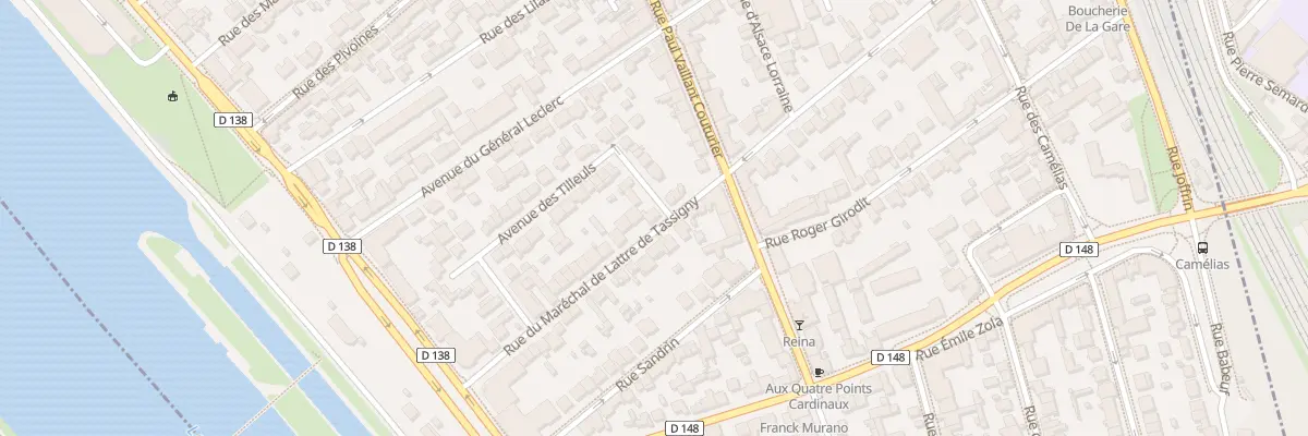 Plan du 20 Av des Tilleuls à Alfortville
