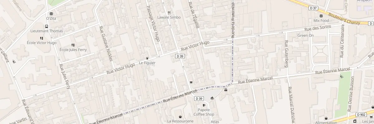 Plan du 205 Rue Robespierre à Bagnolet
