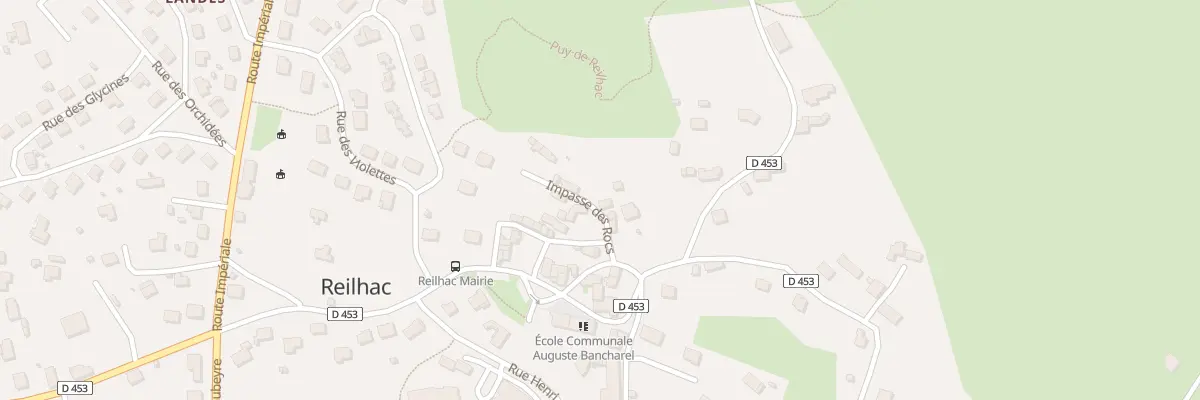 Plan du 5038 Le Bourg à Reilhac