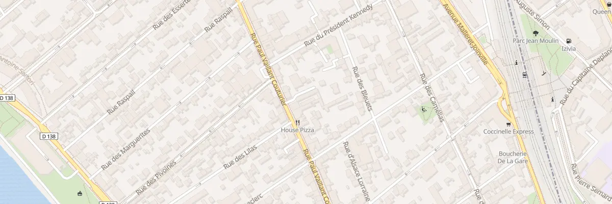 Plan du 215 Rue Vaillant Couturier à Alfortville