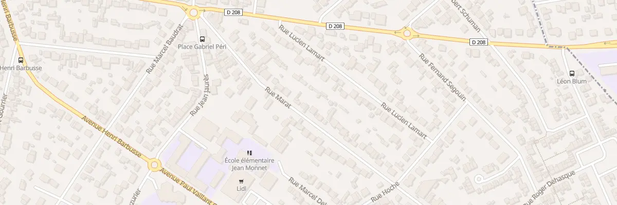 Plan du 27 Rue Marat à Arnouville