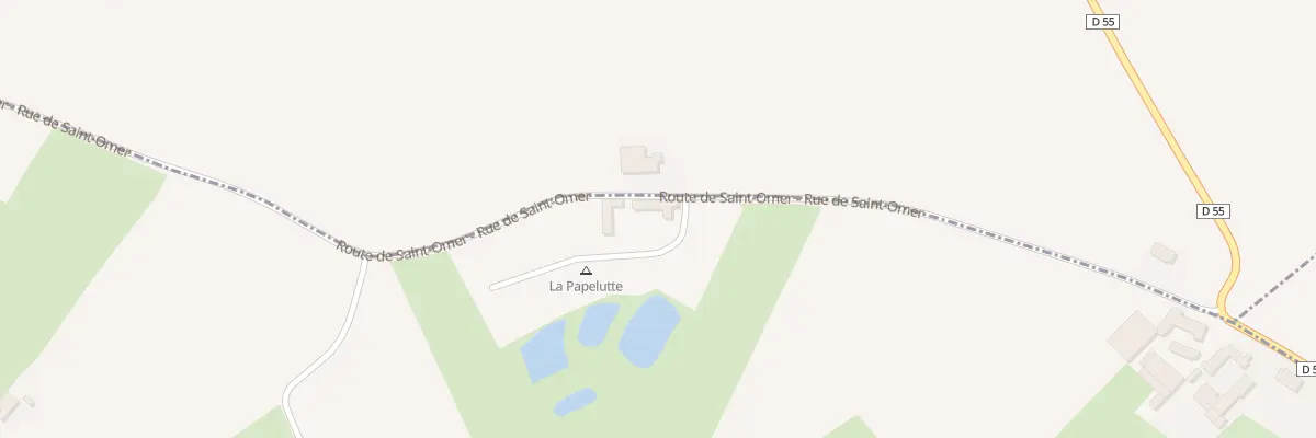 Plan du 563 Rue de Saint - Omer à Blaringhem