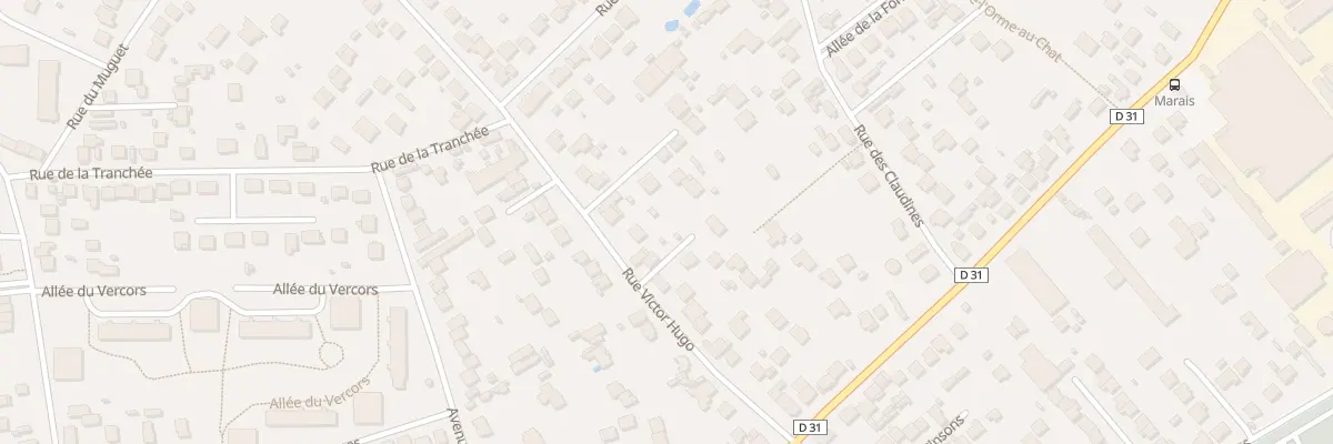 Plan du 71 Rue Victor Hugo à Draveil