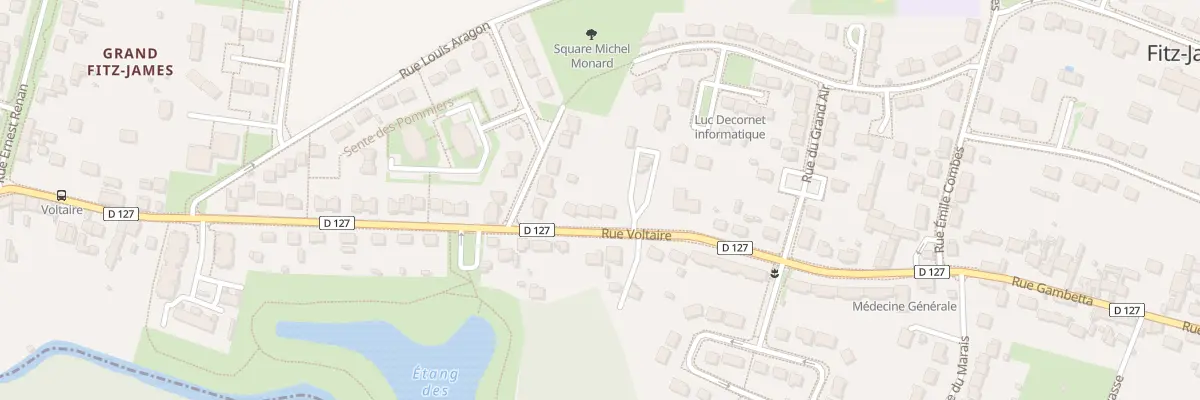 Plan du 27 Rue Voltaire à Fitz-James