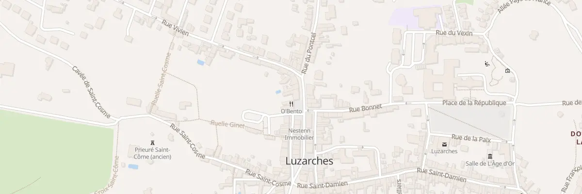 Plan du 1 Rue du Pontcel à Luzarches