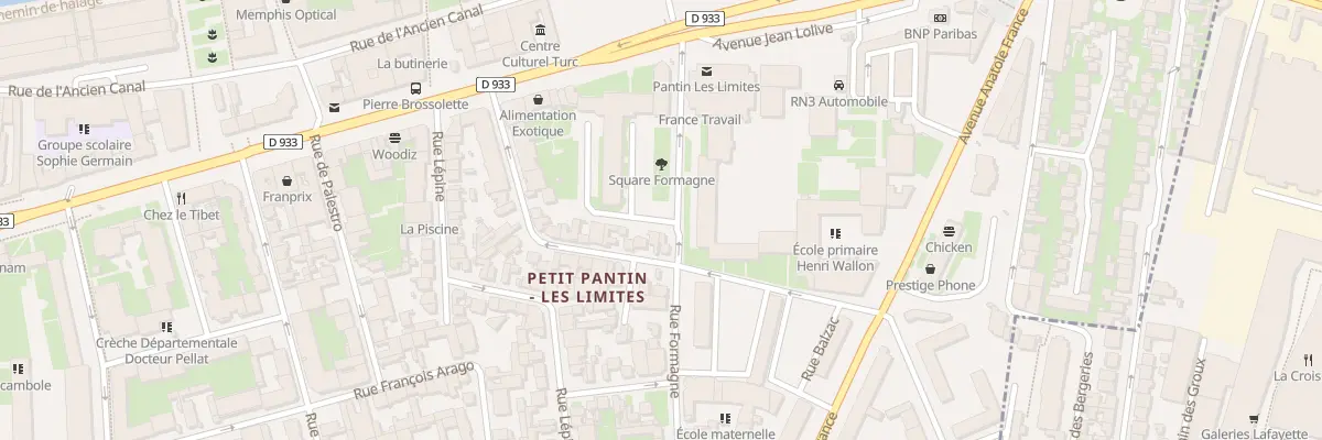 Plan du 182 Av Jean Lolive à Pantin