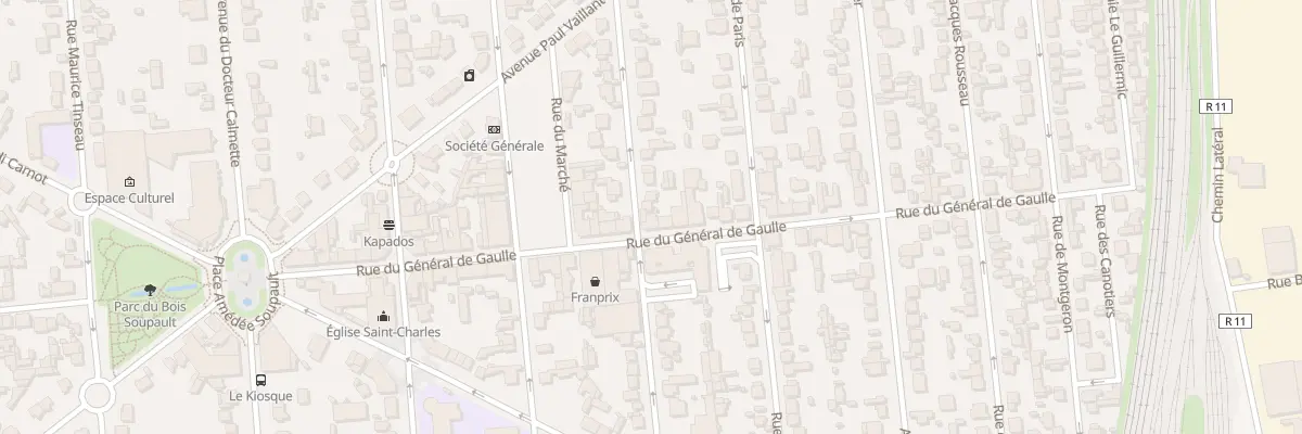 Plan du 48 Rue du Général de Gaulle à Villeneuve-le-Roi