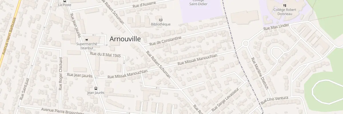 Plan du 35 Rue Missak Manouchian à Arnouville