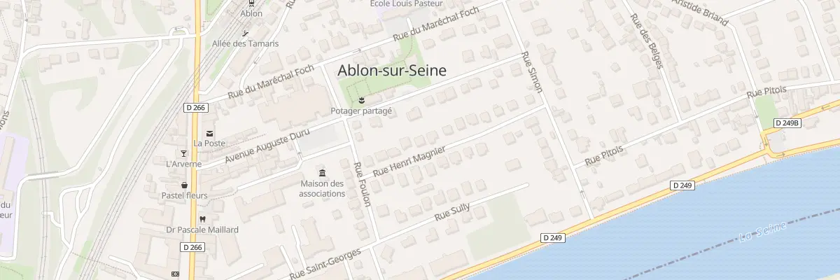 Plan du 9 Rue Henri Magnier à Ablon-sur-Seine