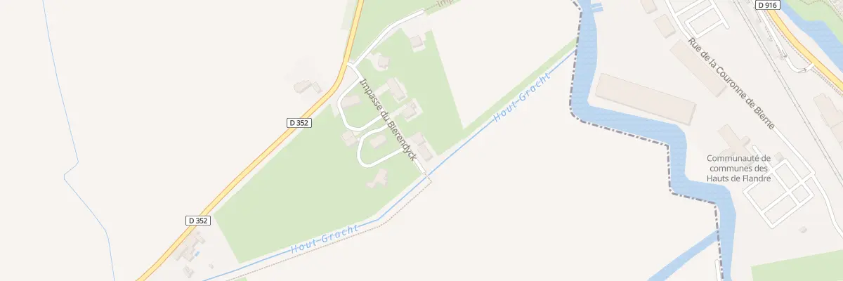 Plan du 9 Imp du Bierendyck à Bierne