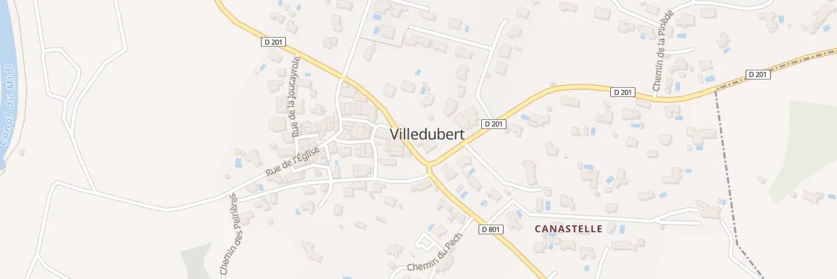 Plan du 7 Au Puits à Villedubert