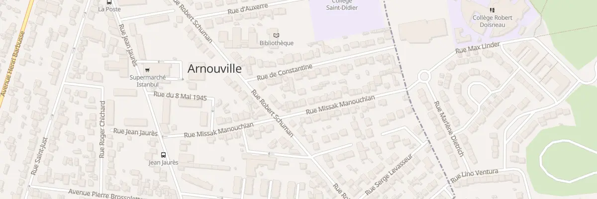 Plan du 37 Rue Missak Manouchian à Arnouville