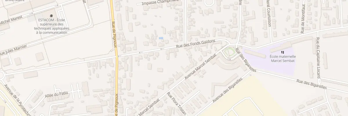 Plan du 26 Rue des Fonds Gaidons à Bourges