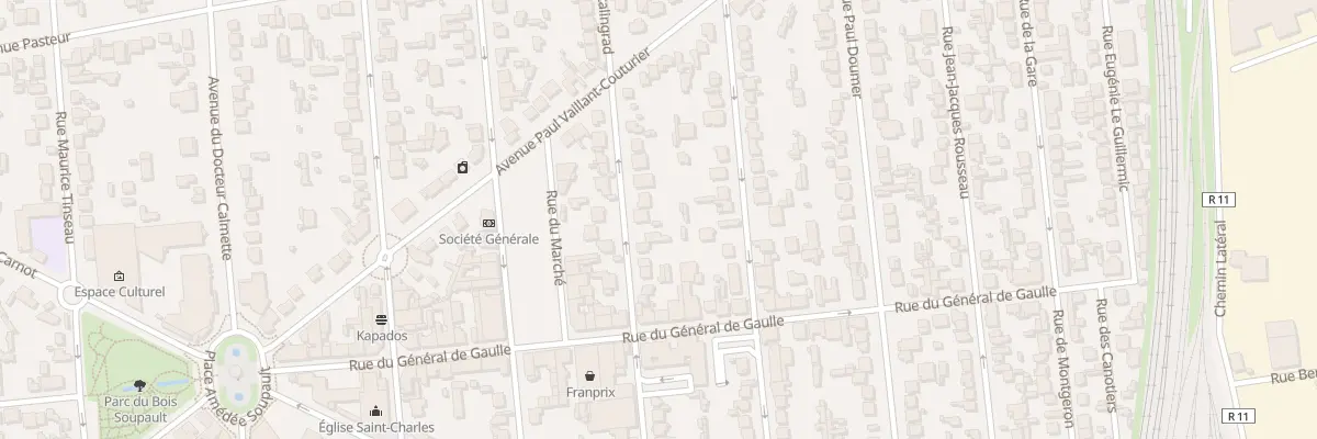 Plan du 8 Rue Stalingrad à Villeneuve-le-Roi