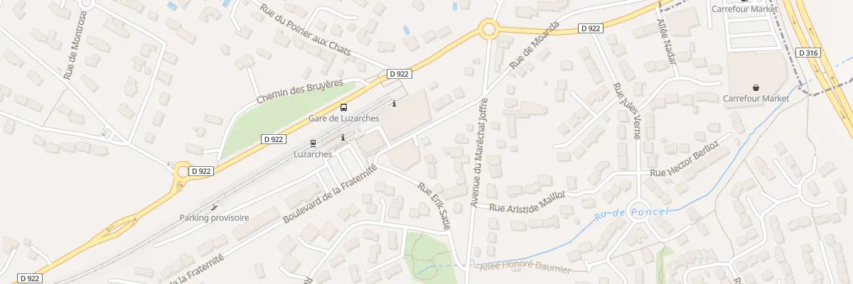 Plan du 4 Rue de Moanda à Luzarches