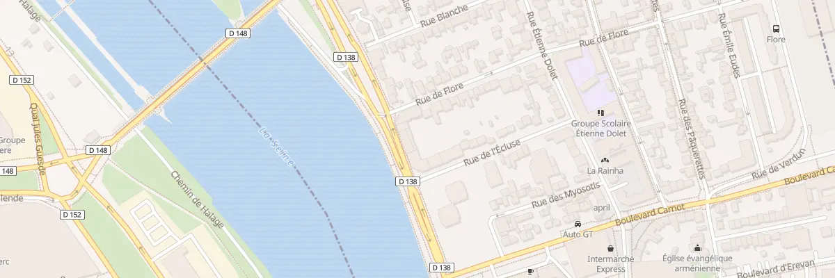 Plan du 2 Rue de Flore à Alfortville