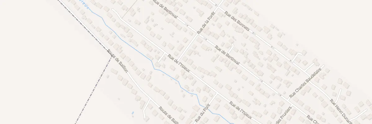 Plan du 32 Rue de l’Ysieux à Chaumontel