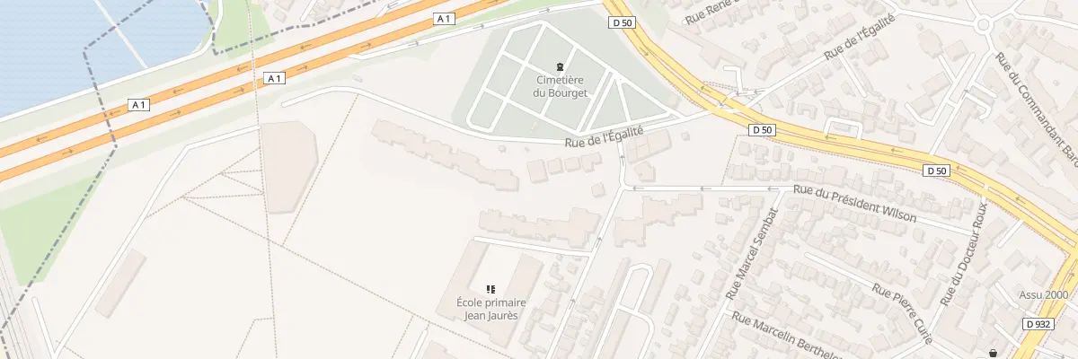 Plan du 49 Rue de l’Egalité au Bourget