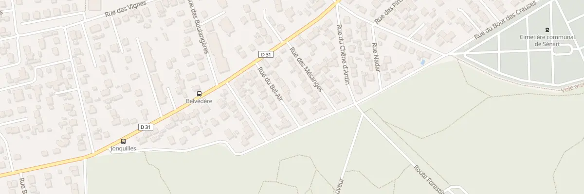 Plan du 8 Rue du Bel Air à Draveil