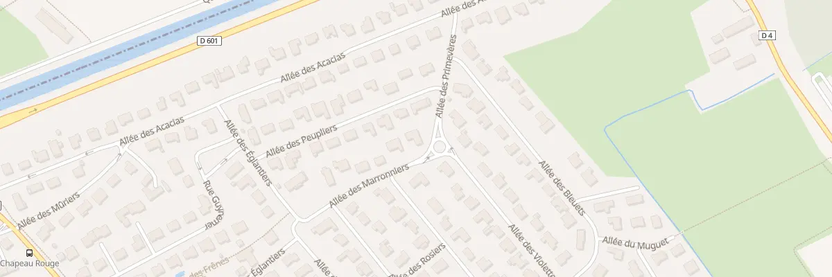 Plan du 16 All des Marronniers à Téteghem-Coudekerque-Village