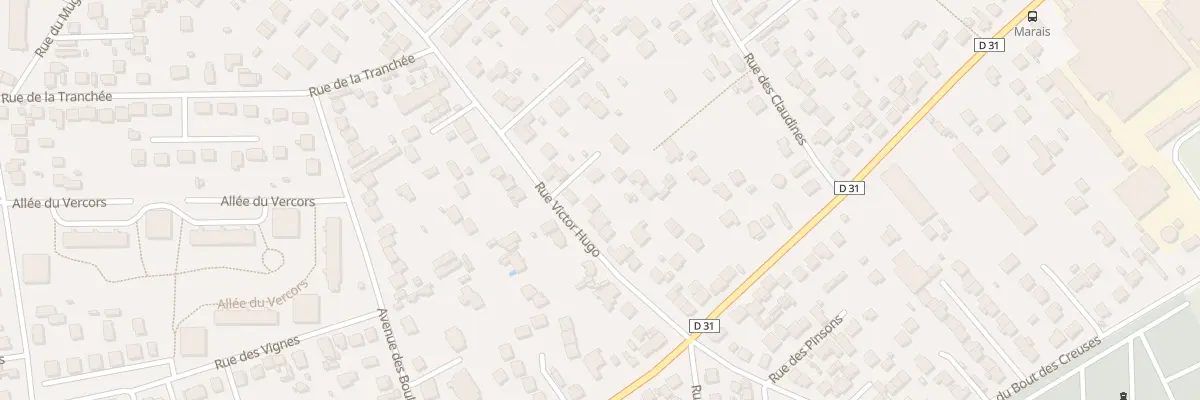 Plan du 79 Rue Victor Hugo à Draveil