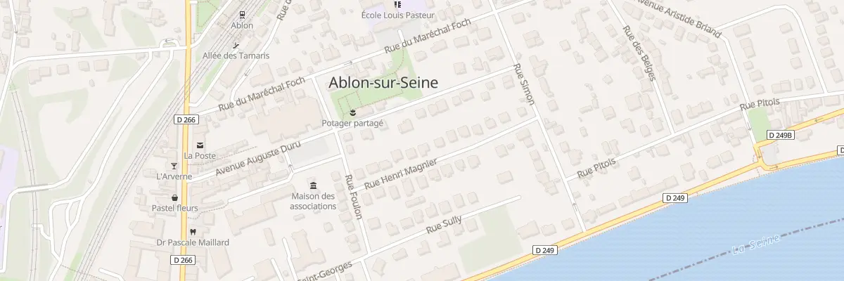 Plan du 9B Rue Henri Magnier à Ablon-sur-Seine