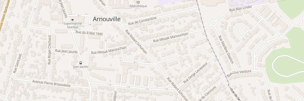 Plan du 37 Rue Robert Schuman à Arnouville