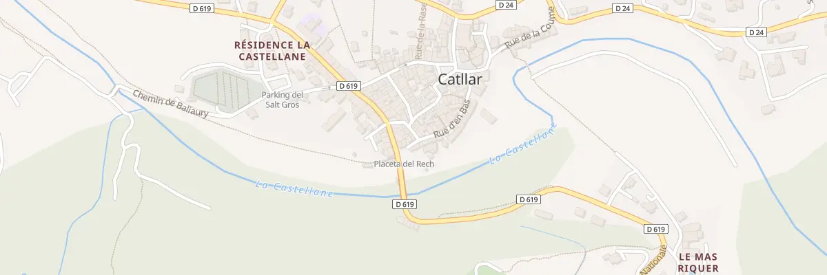 Plan du 68 Le Village à Catllar