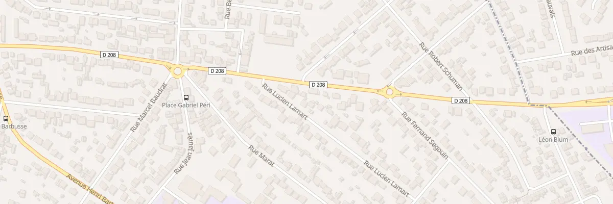 Plan du 5 Rue Lucien Lamart à Arnouville