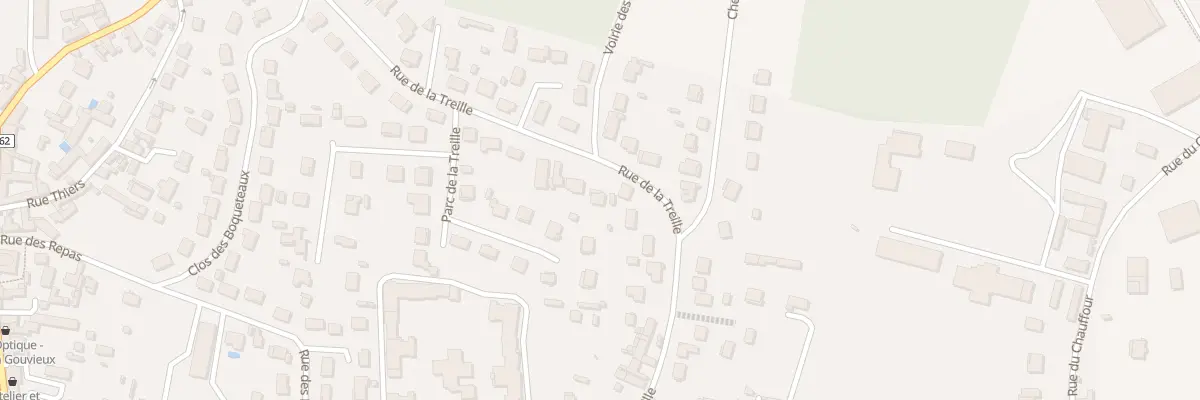 Plan du 23 Rue de la Treille à Gouvieux