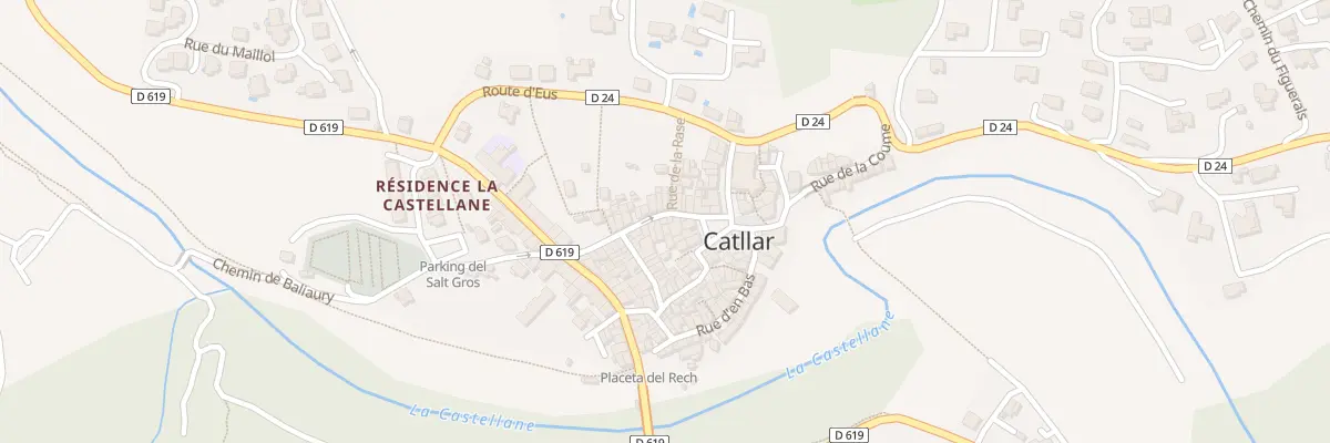 Plan du 52 Le Village à Catllar