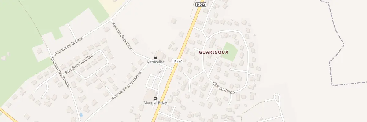 Plan du 6033 Guarigoux à Jussac