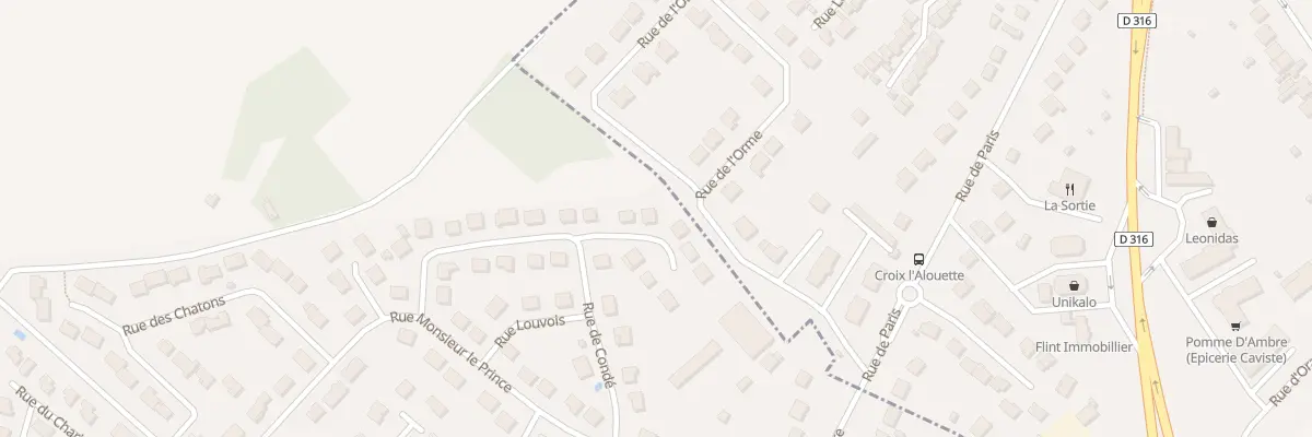 Plan du 21 Rue Turenne à Luzarches