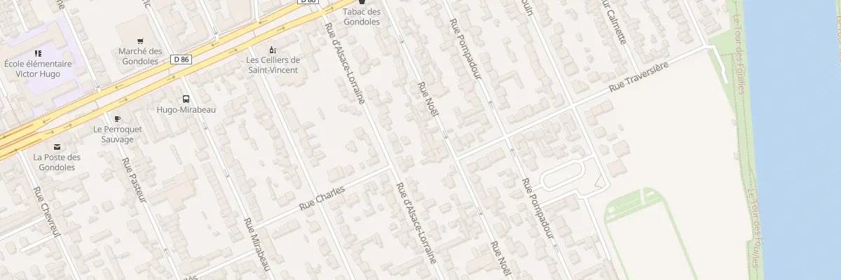 Plan du 33B Rue Alsace Lorraine à Choisy-le-Roi